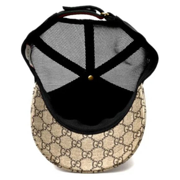 GUCCI GG Supreme Monogram Kingsnake Print Baseball Hat - Picture 7 of 8